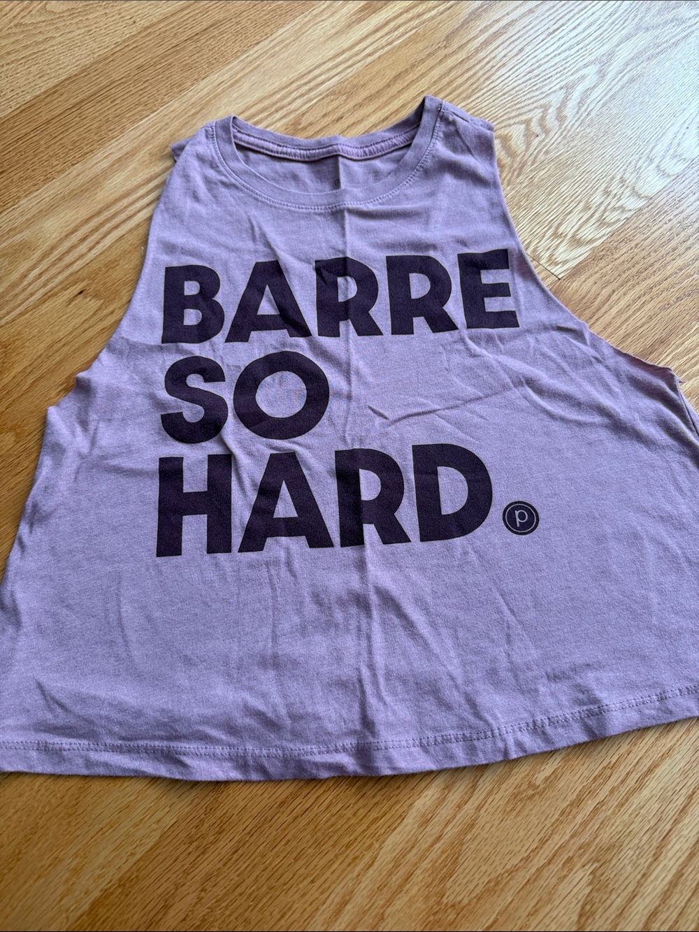 Pure barre crop Muscle Tank - Barre So Hard